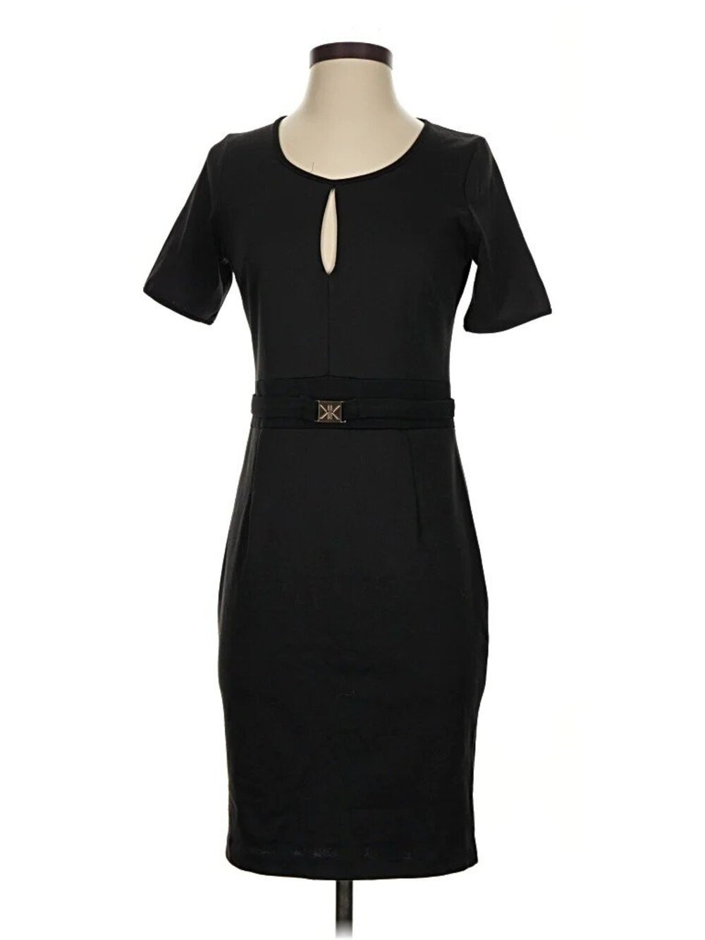 Kardashian Kollection Black Keyhole Dress (Fall 2013) - Size S